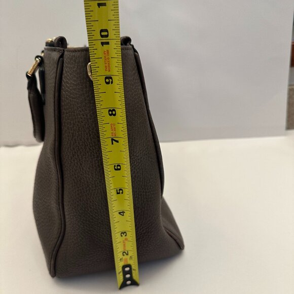 Tory Burch large Leather Tote Bag - Brown - Picture 12 of 14